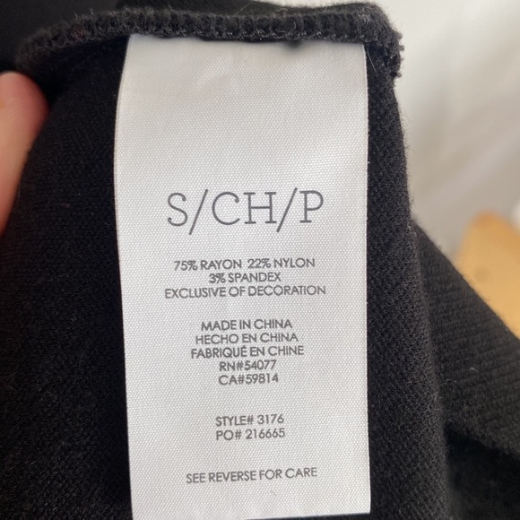 Cabi 3176 Small Black Grey Convertible Zip Off Ponte Long Cropped Jacket - Picture 7 of 9